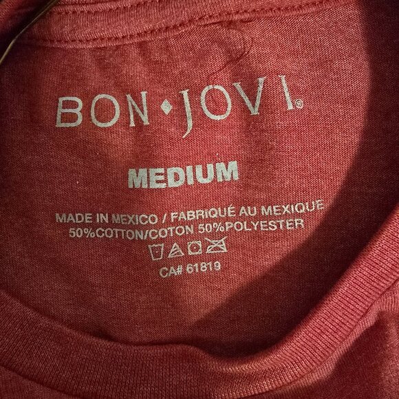 BON JOVI MENS BAND TEES - Picture 3 of 3